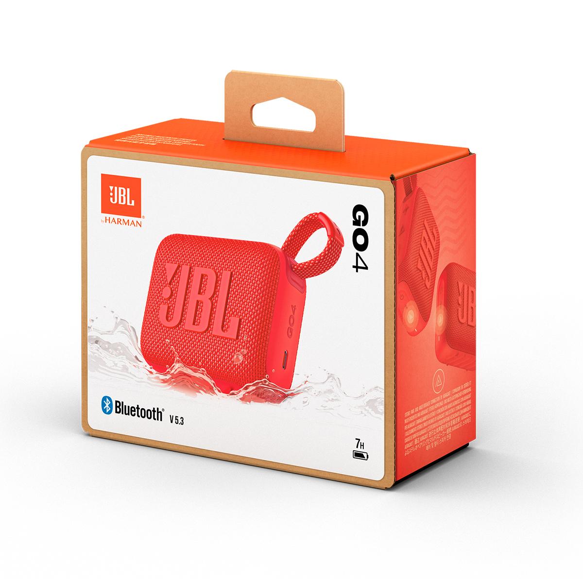 Parlante Portatil Jbl Go 4 Bluetooth Rojo